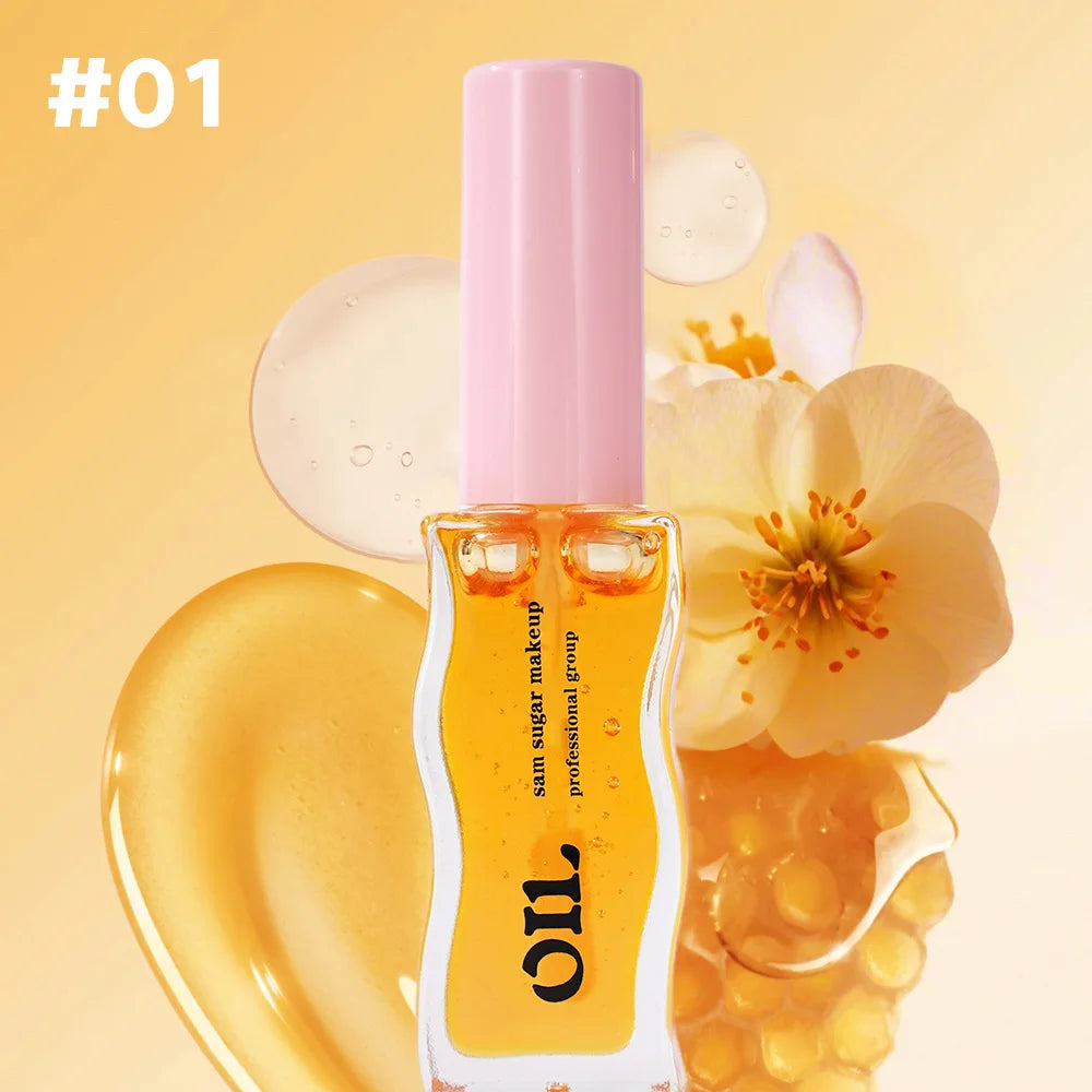 Hidratante óleo labial kit com 6 cores (8ml)